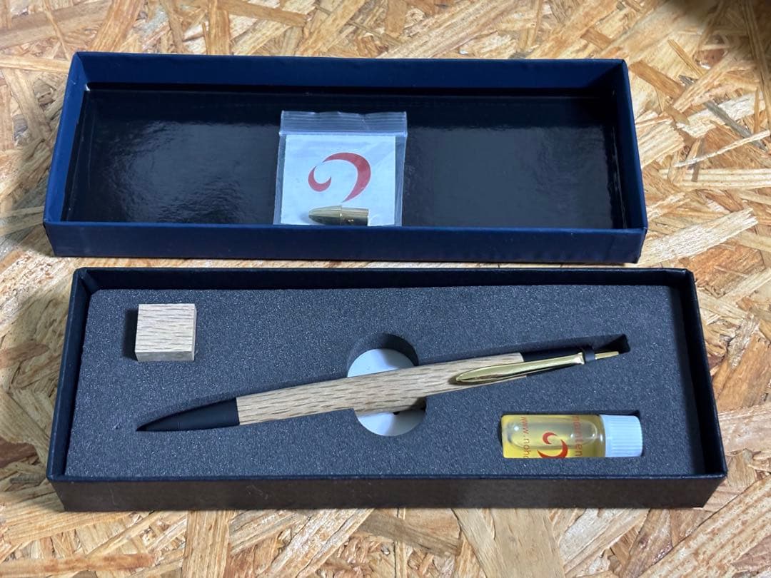 野原工芸　デビル　シャーペン　シャープペンシル　樫（カシ）希少　贈答