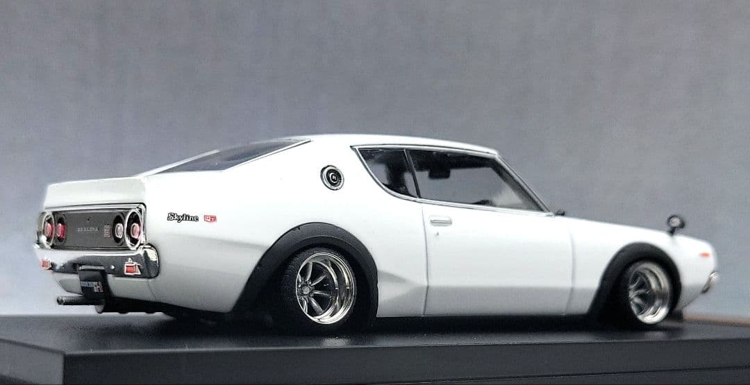 1/43　スカイライン改　ケンメリ2Dr　ワタナベ　ホイール　アルミ製　深リム