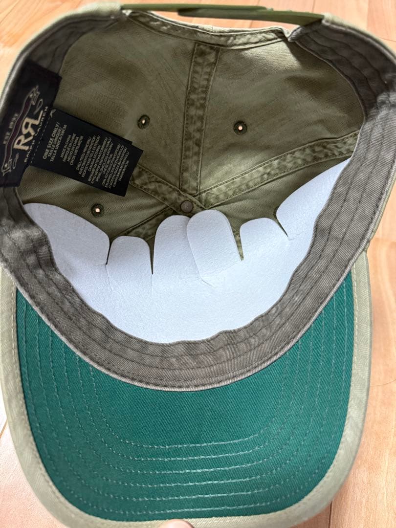 RRL エンブレム付きキャップ ワンサイズ
