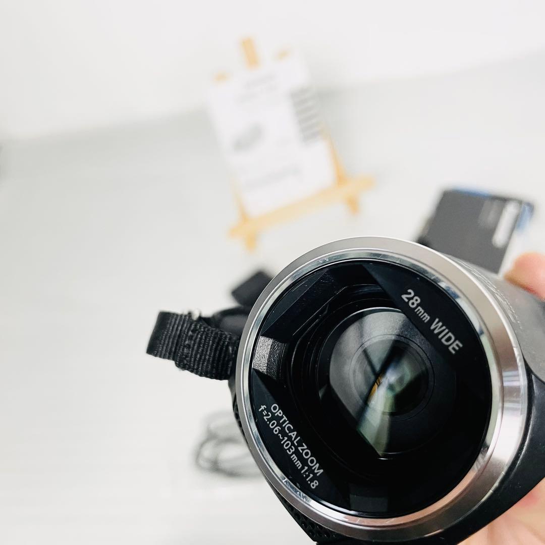 【美品】Panasonic HC-V480MS フルHDビデオカメラ ブラック