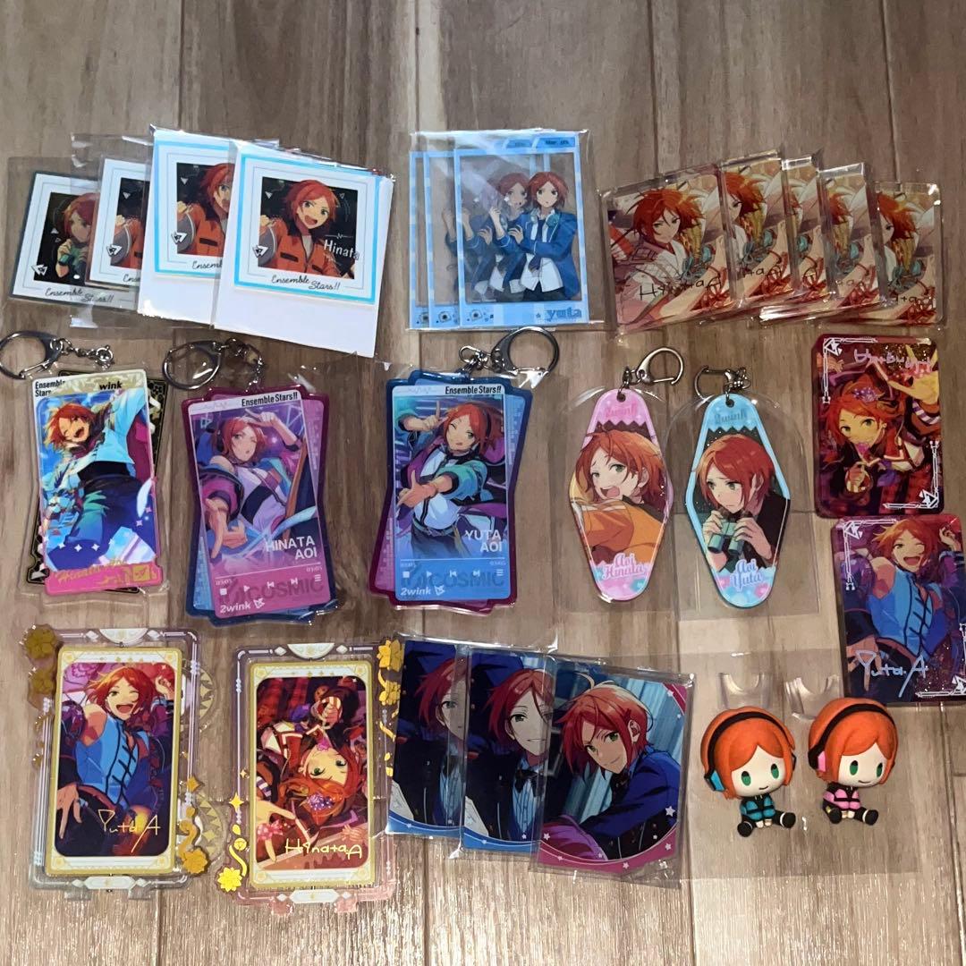 【1月まで】あんスタ　2wink 葵ひなた　葵ゆうた　缶バッジ　カード　アクスタ