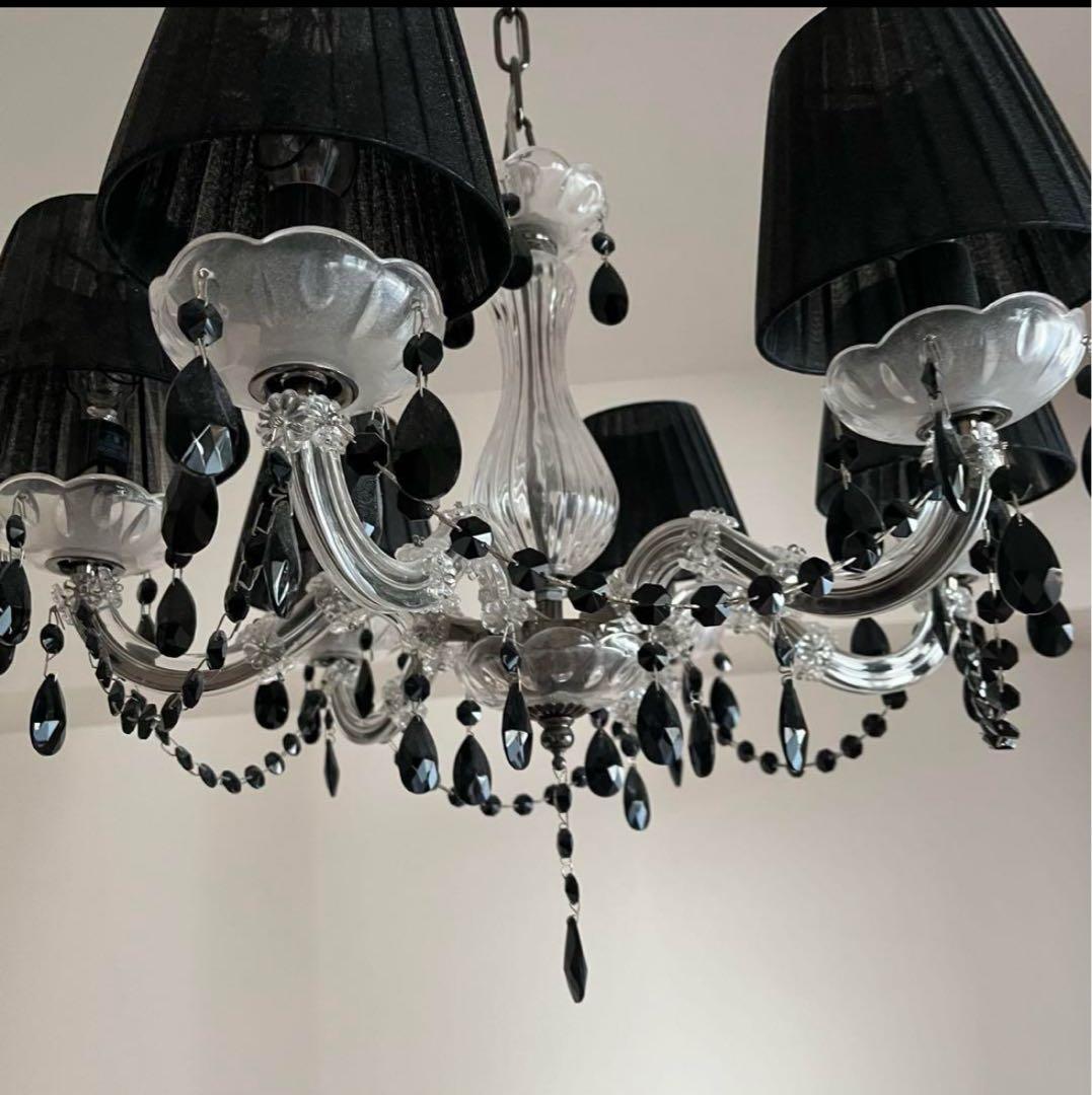 クリアシャンデリア 照明 大塚家具 08年製