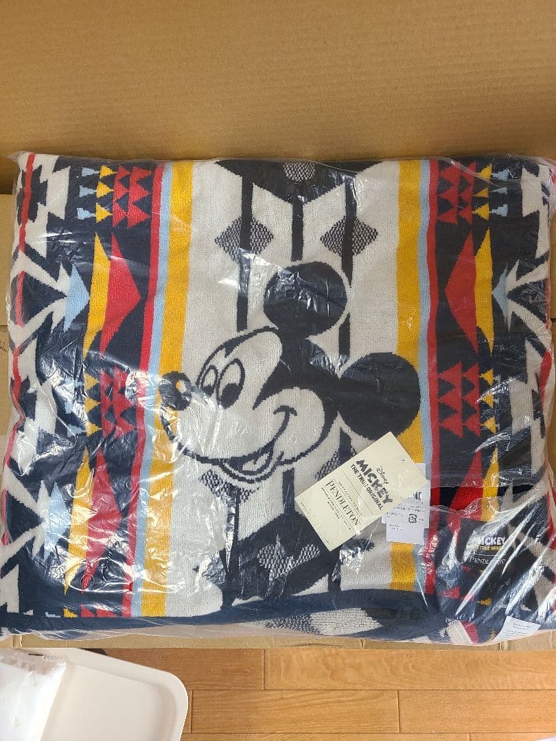 【新品】レア PENDLETON ミッキーマウス ブランケット 90周年 A＆F
