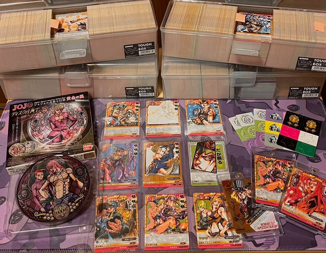 ジョジョの奇妙な冒険　アドベンチャーバトルカードABC 2300枚以上まとめ売り