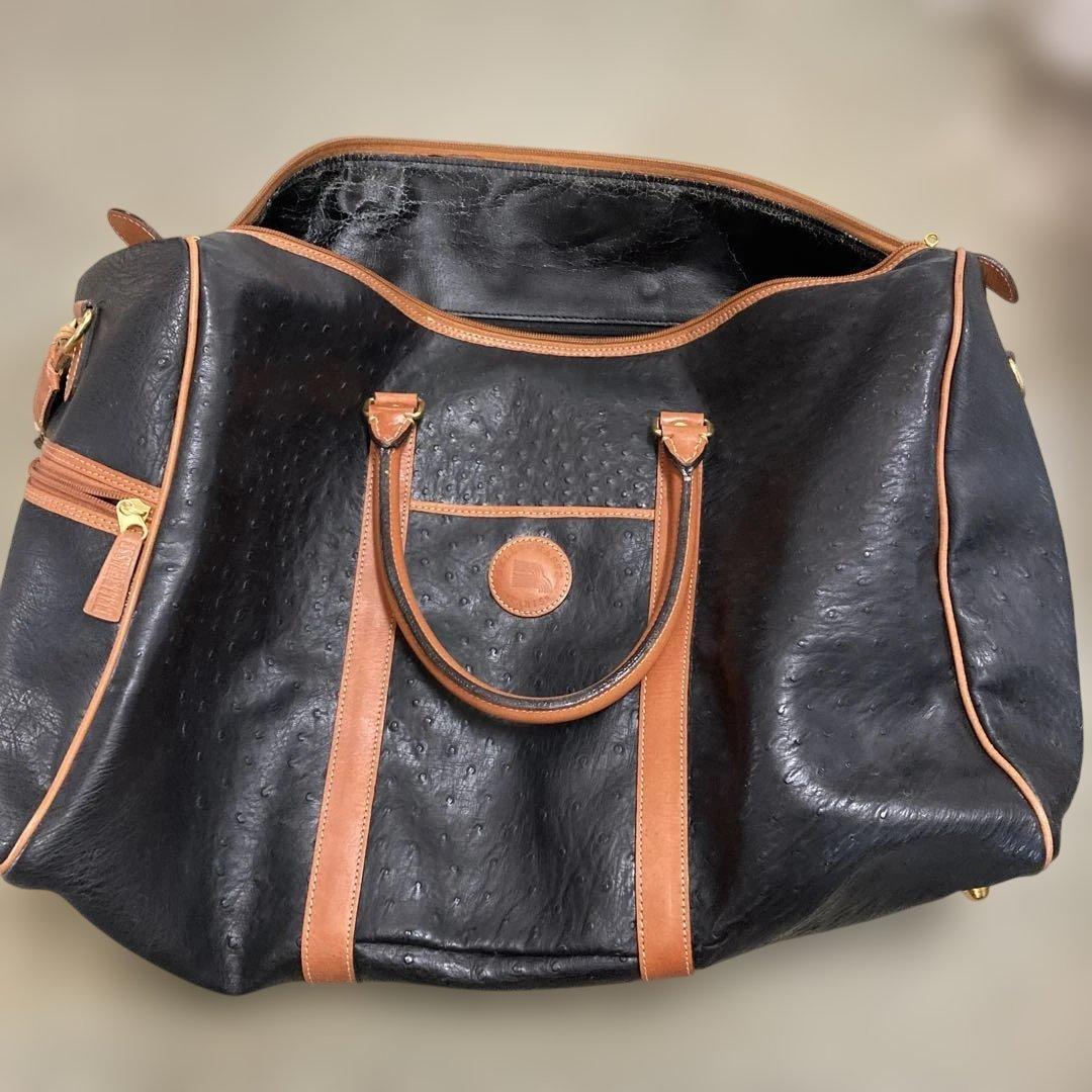 Bellespassé 黒 レザー ボストンバッグ