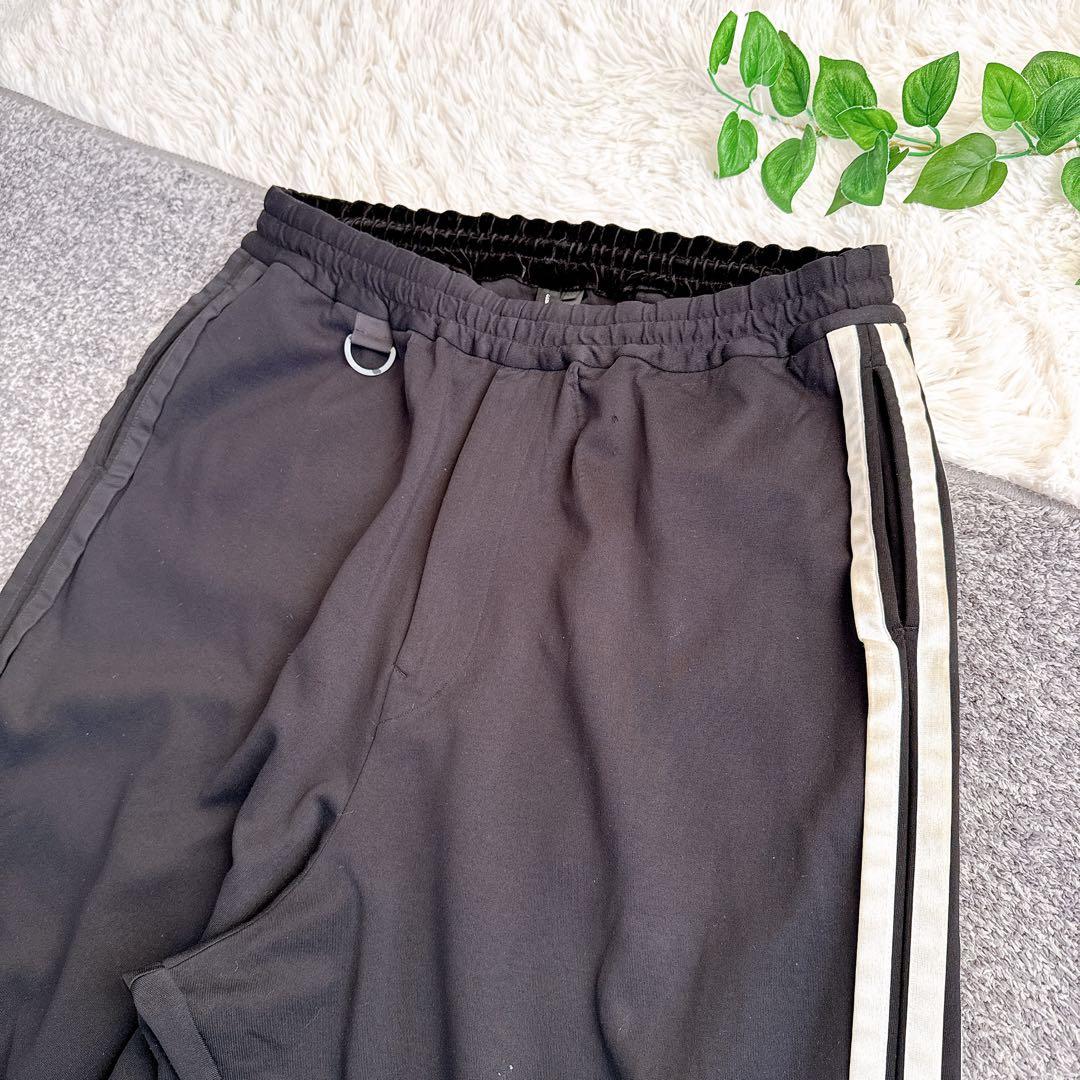 Y-3 ワイスリー ストライプス サルエル トラックパンツ Lサイズ