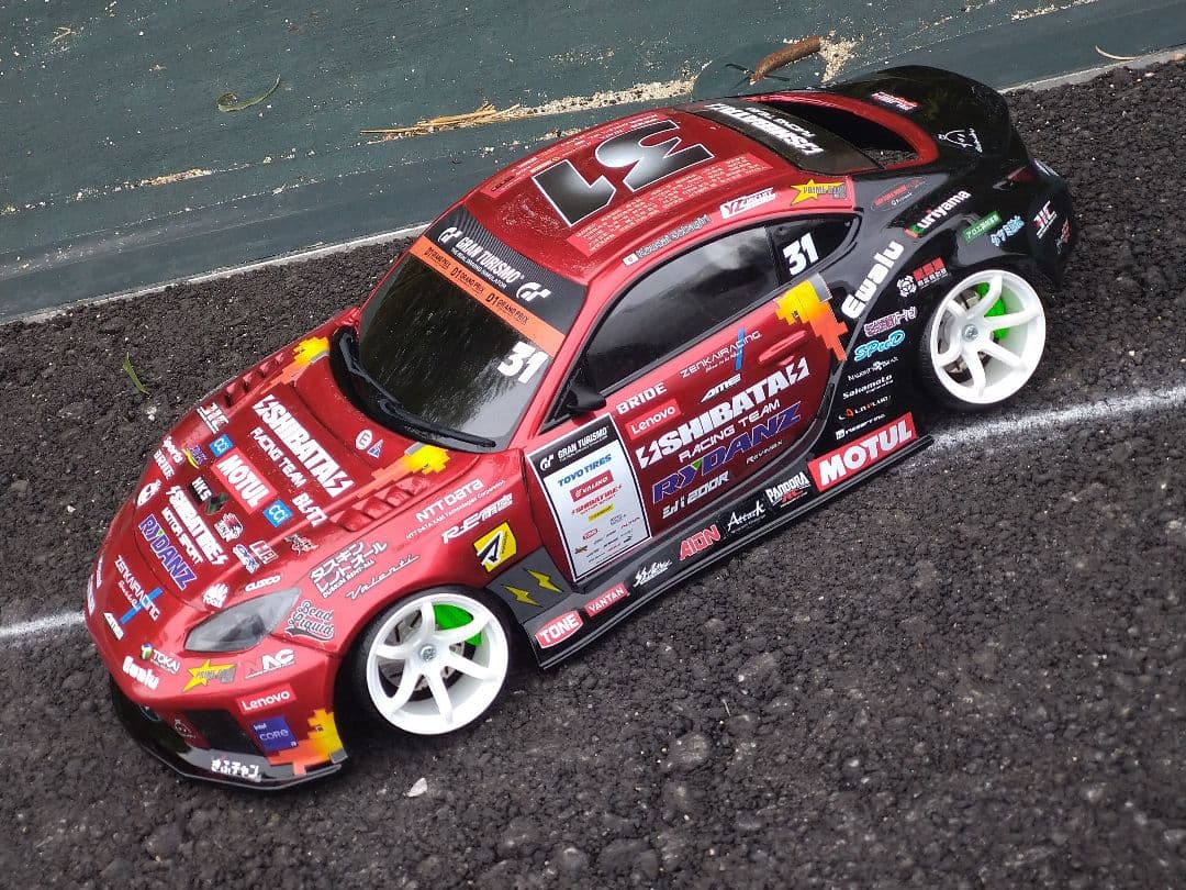 SHIBATA　GR86　D1ボディ　塗装済新品ラジコンボディ