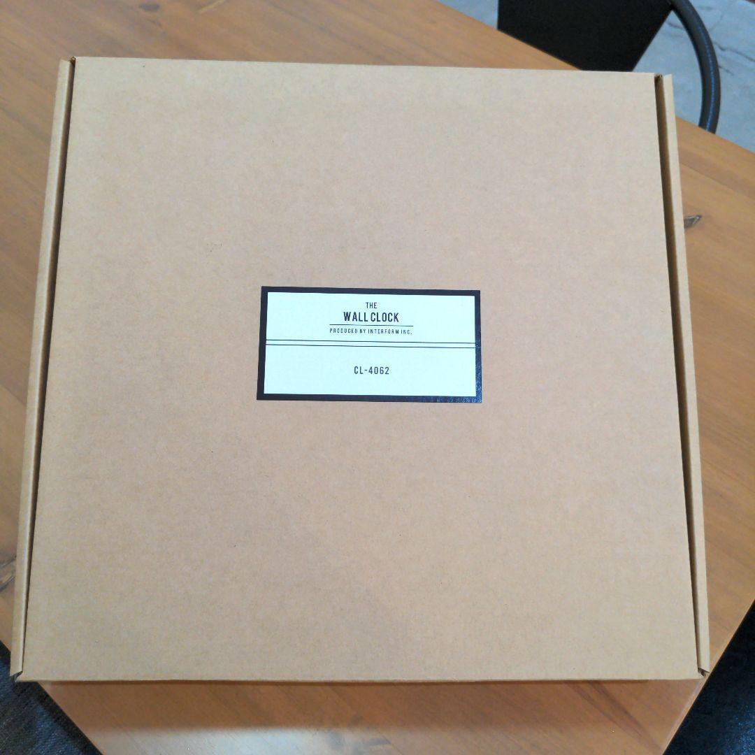【新品】 インターフォルム コンクレト 掛け時計 CL-4062