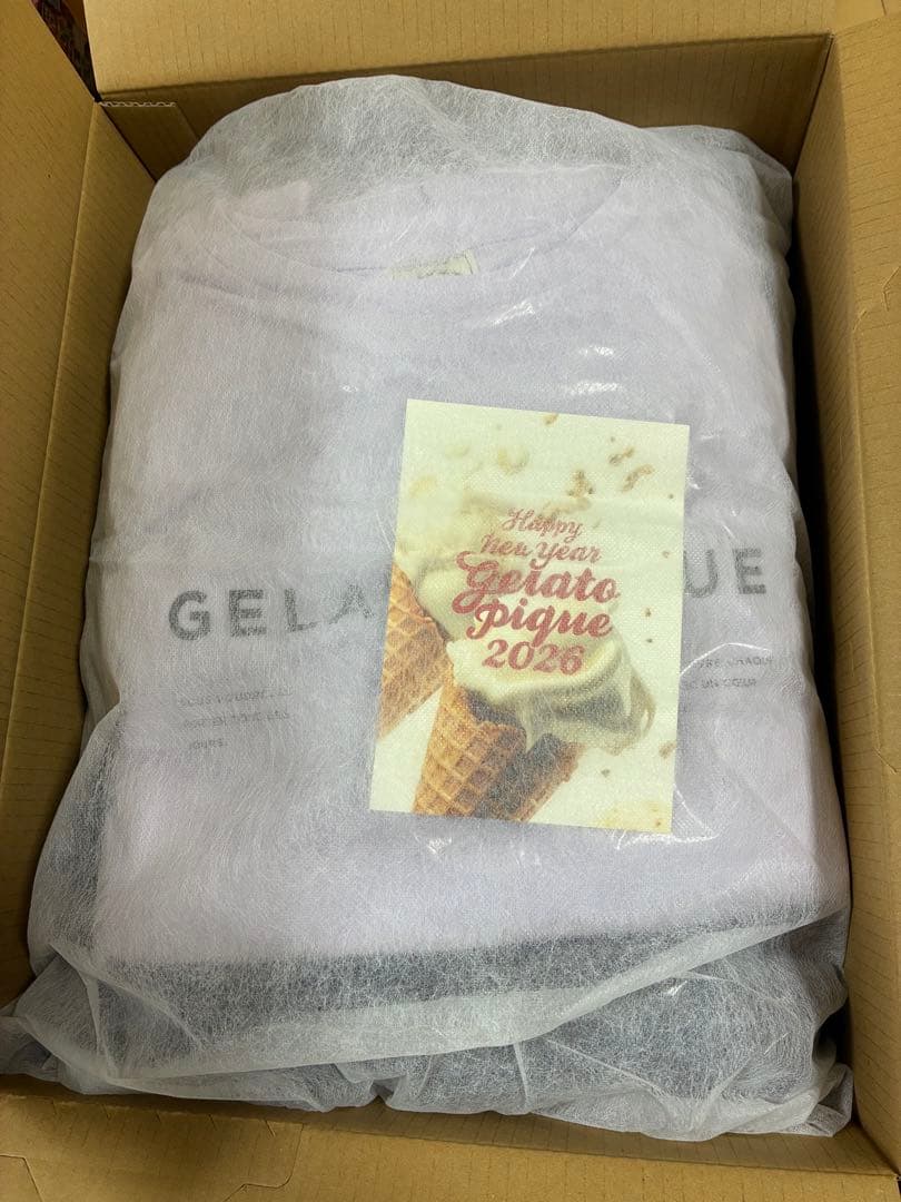 ジェラートピケ福袋2026年HAPPY BOX B 5点セット抜き取りなし