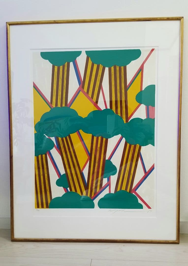 池田満寿夫の版画額とてもお洒落です。