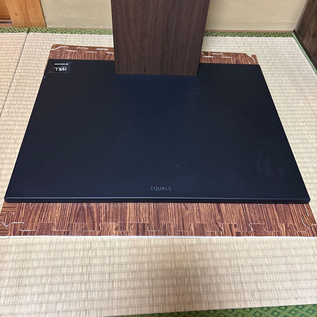 EQUALS テレビスタンド WALL V2 ブラック×ブラウン