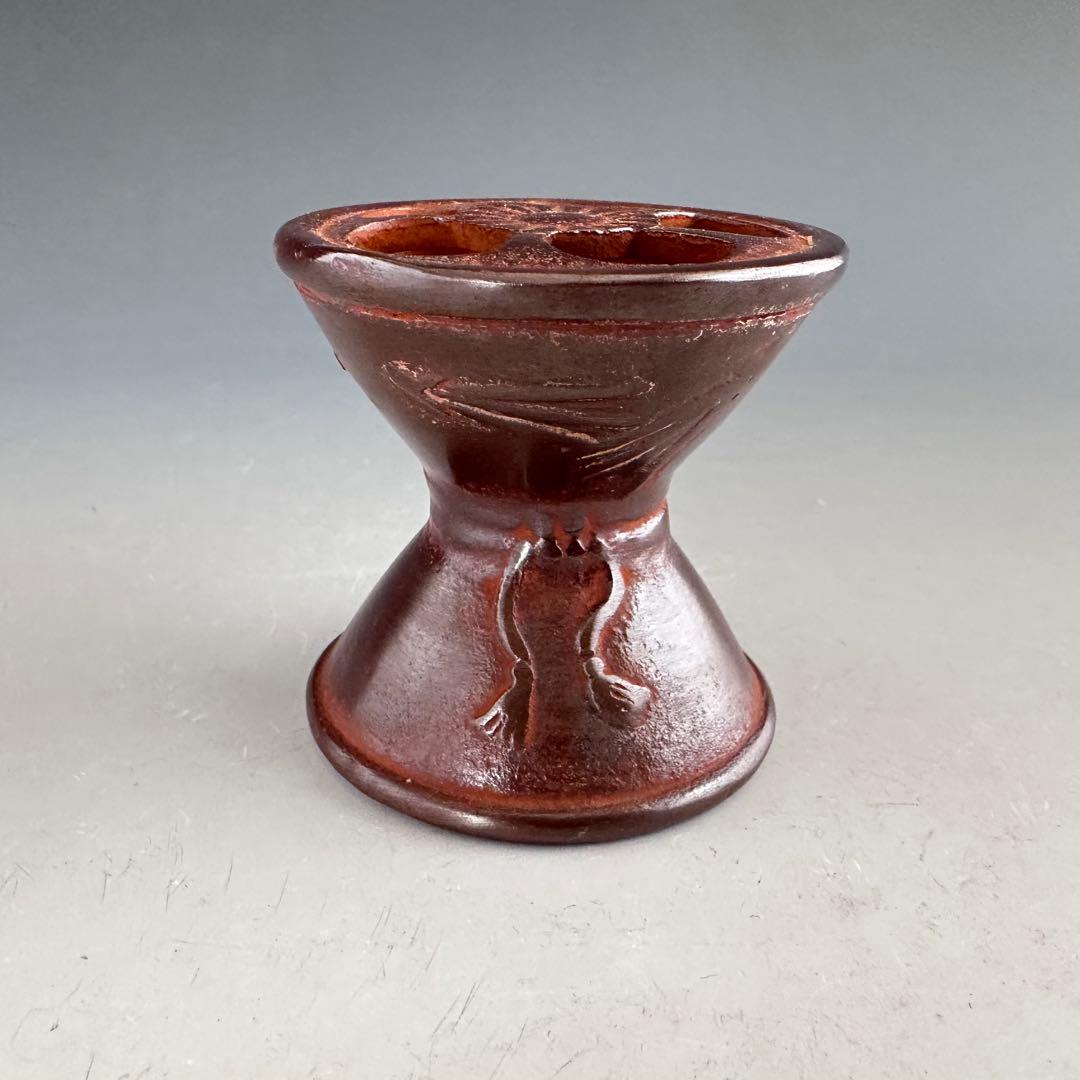 茶道具　唐銅　蓋置　3種　閑浄　共箱　鼓　扇面　三鈴　工芸品　茶の湯　稽古