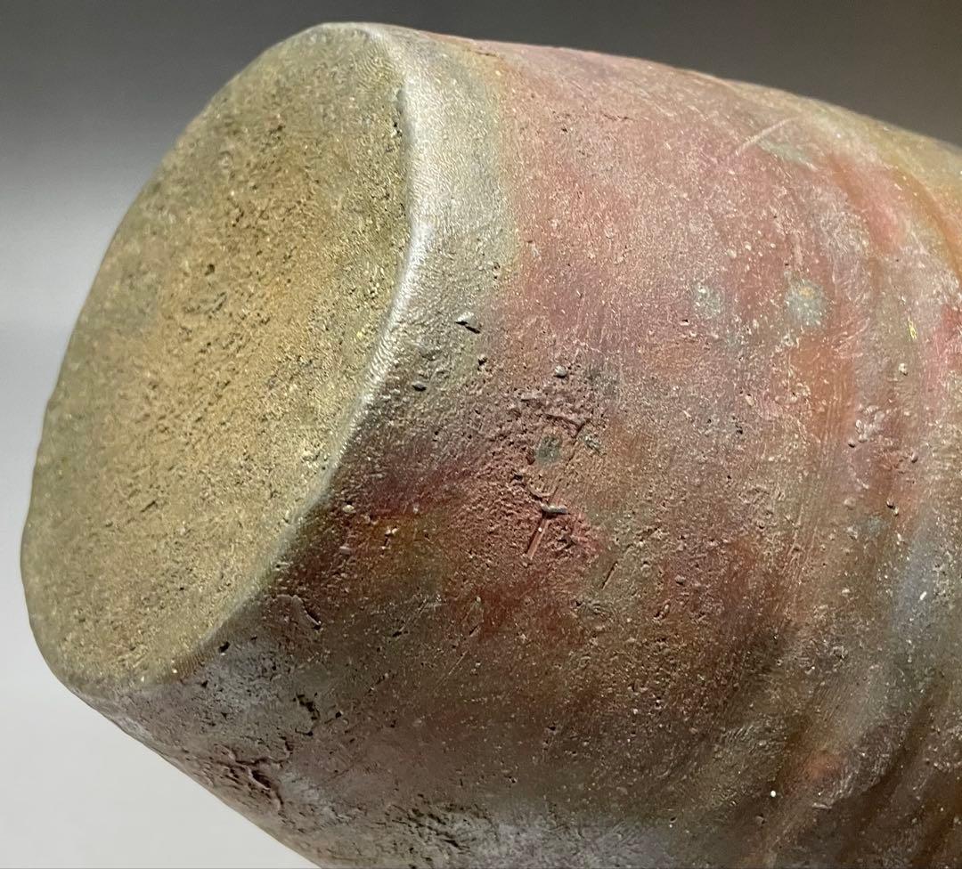 古備前　波状文壺　箱付　X593