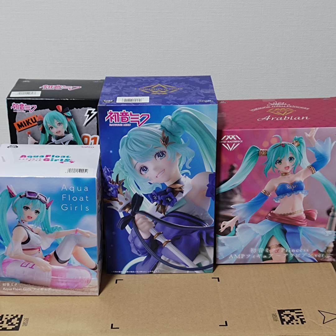 初音ミク　プライズフィギュアセット
