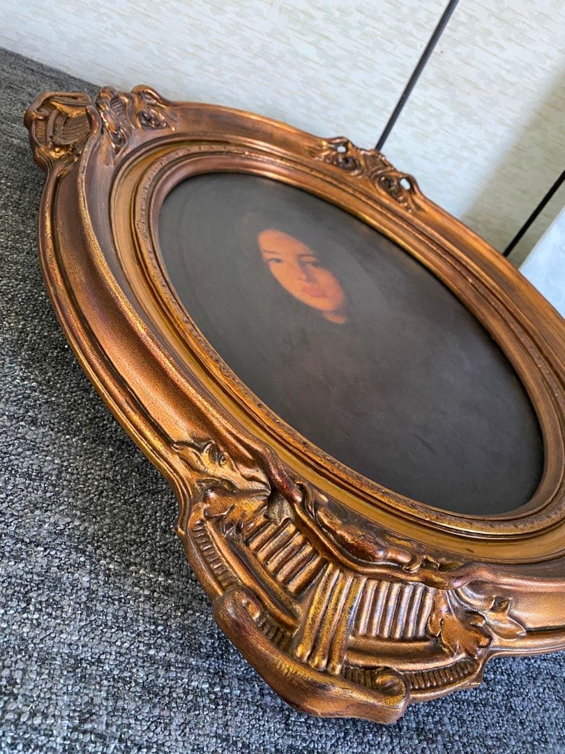 ルーマニア美術館展　ニコラエ　グリゴレスク　マリア・ナクの肖像　複製画