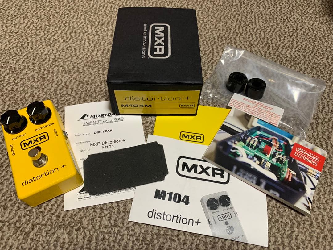 MXR distortion+ ディストーション＋ M104M 中古完品