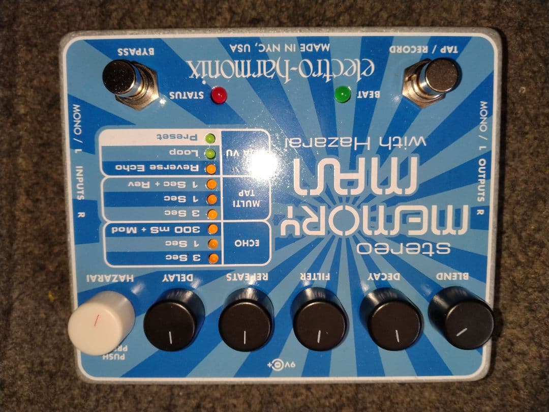 ギター Electro-Harmonix Stereo Memory Man with