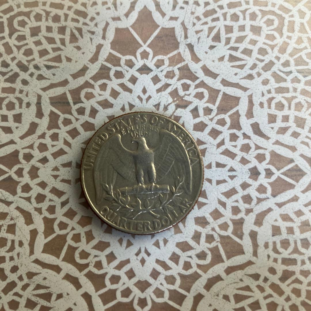 1965年 ノーミントマーク　希少なアメリカ合衆国 クォーター　25セント
