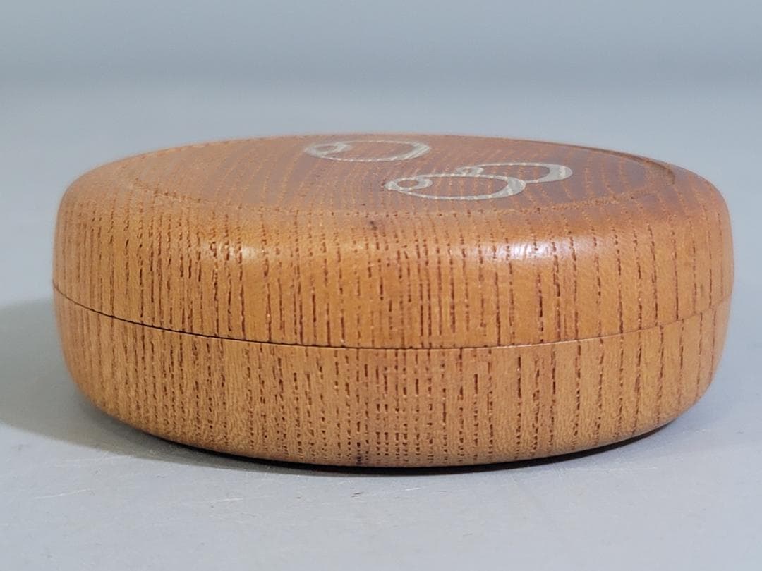不審庵 つぼつぼ香合 木地 木工芸 天然木