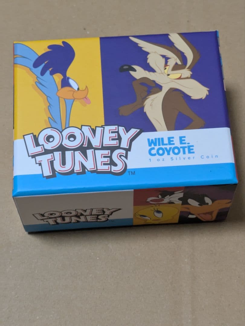 ルーニー・テューンズ　ワイリーコヨーテ1オンス純銀