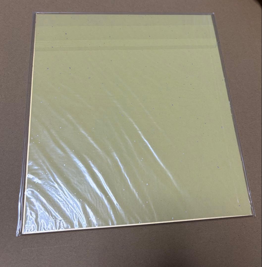 石川由依 直筆サイン入り色紙 直筆色紙 女性声優 当選品