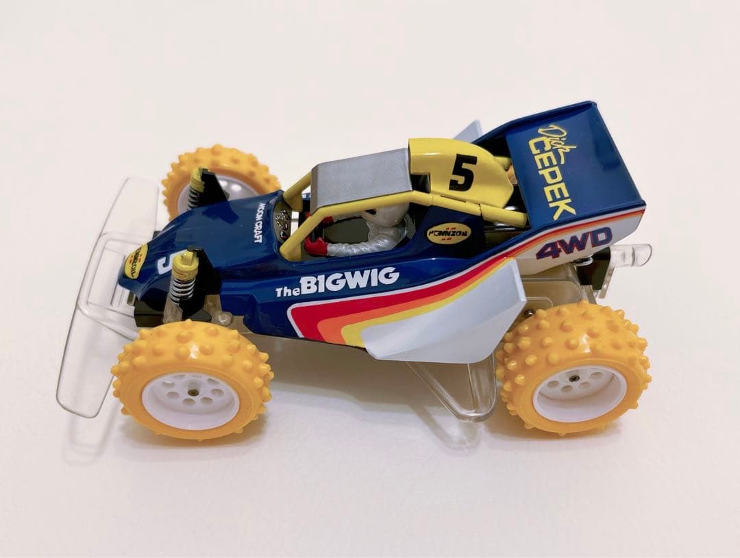 【絶版・透明シャーシ版・希少極美品・全塗装】タミヤ ビッグウィング ミニ四駆