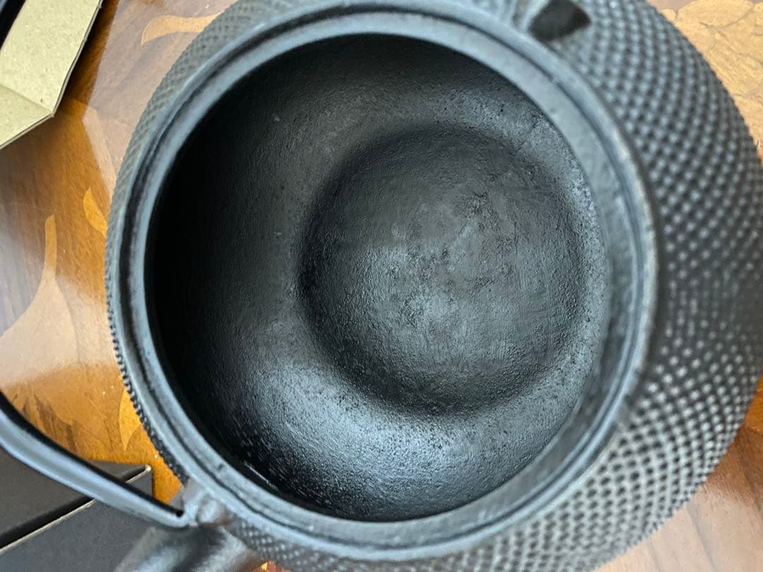 IWACHU 鉄瓶 黒色 アラレ5型IH ガス火対応