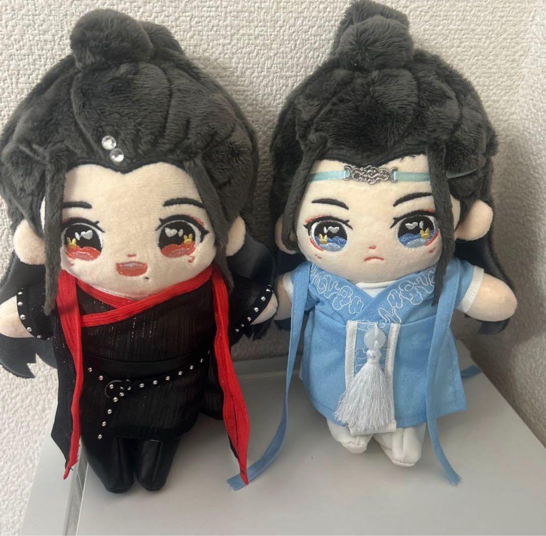 陳情令　藍忘機　魏無羨　王一博　肖战 20cmぬいぐるみ　ペア