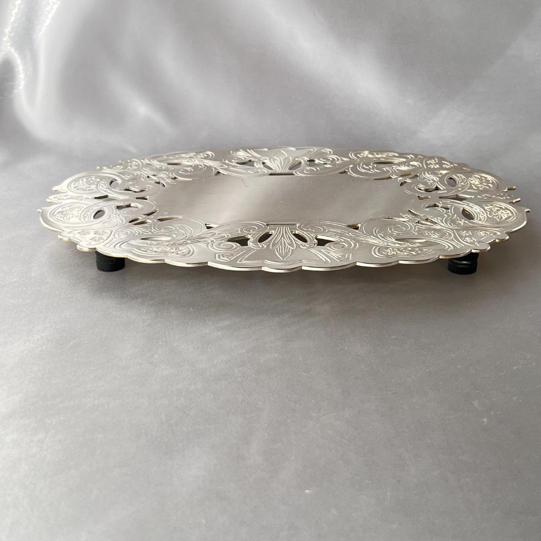 【Wallace】オーバルのティーセンター ティー / ポットスタンド 22cm