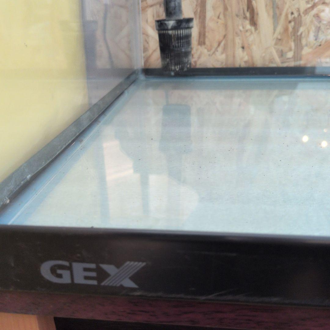 埼玉引き取り限定！GEX 水槽 黒 90cm　濾過装置付