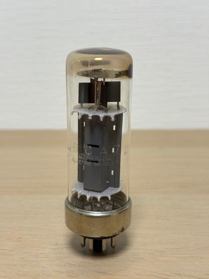 真空管　6CA7 松下　金属ベース　1本　(3)