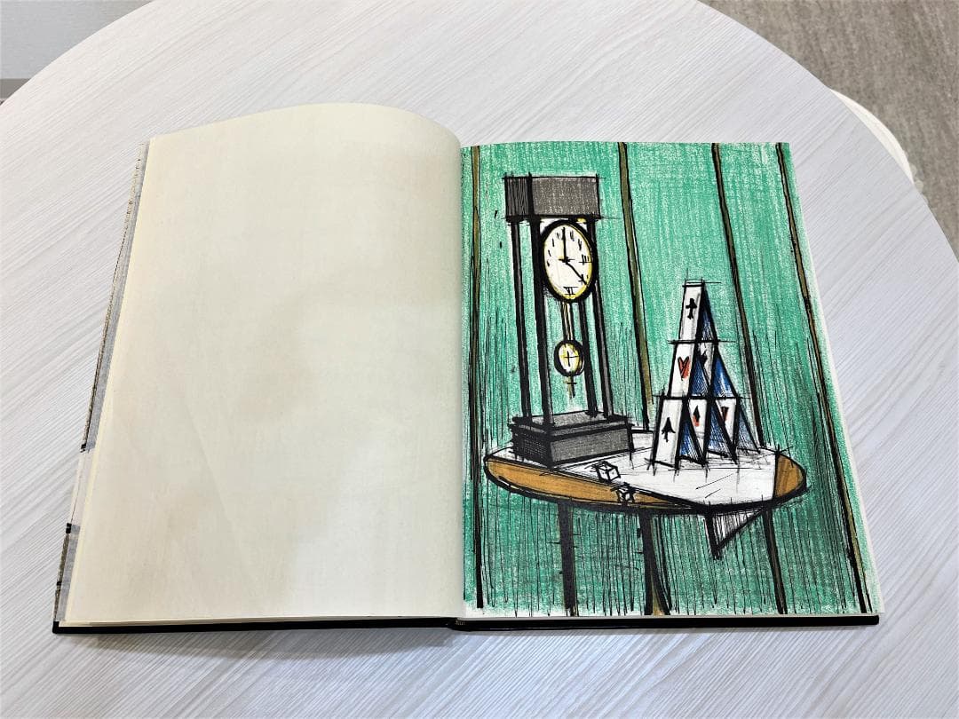 貴重　ベルナール・ビュッフェ　リトグラフ　画集　革装丁 新品同様　NO１