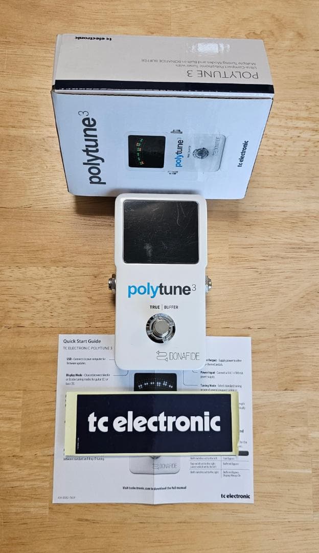 TC ELECTRONIC Polytune 3 ペダル型チューナー