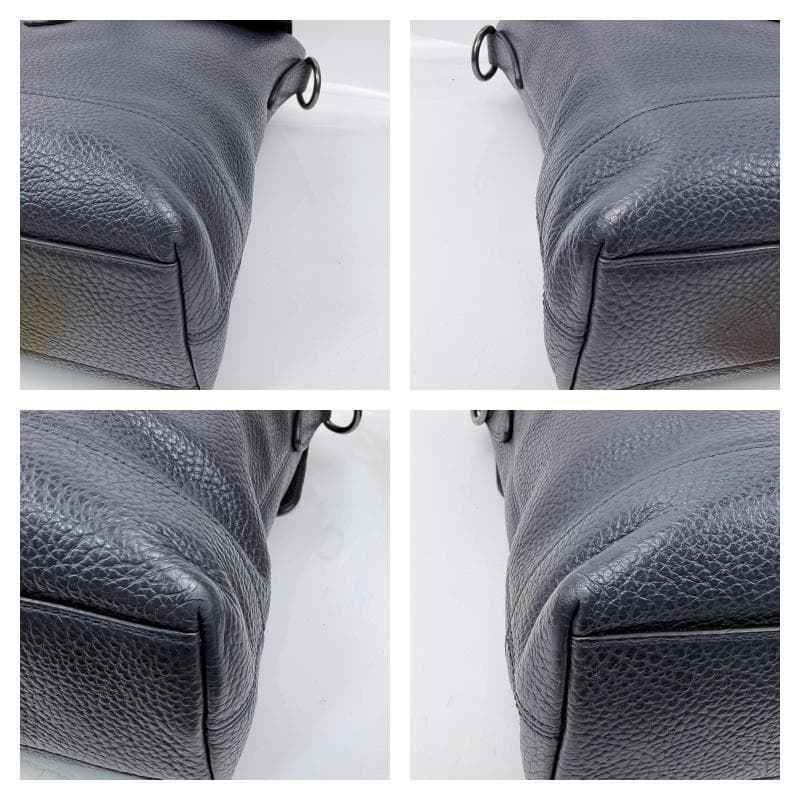 美品✨コーチ coach ビジネスバッグ ハミルトン 2way シボ革 紺