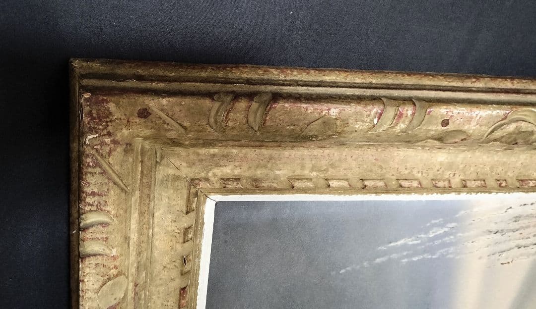 ◇油彩画　K.SATO銘あり　額装