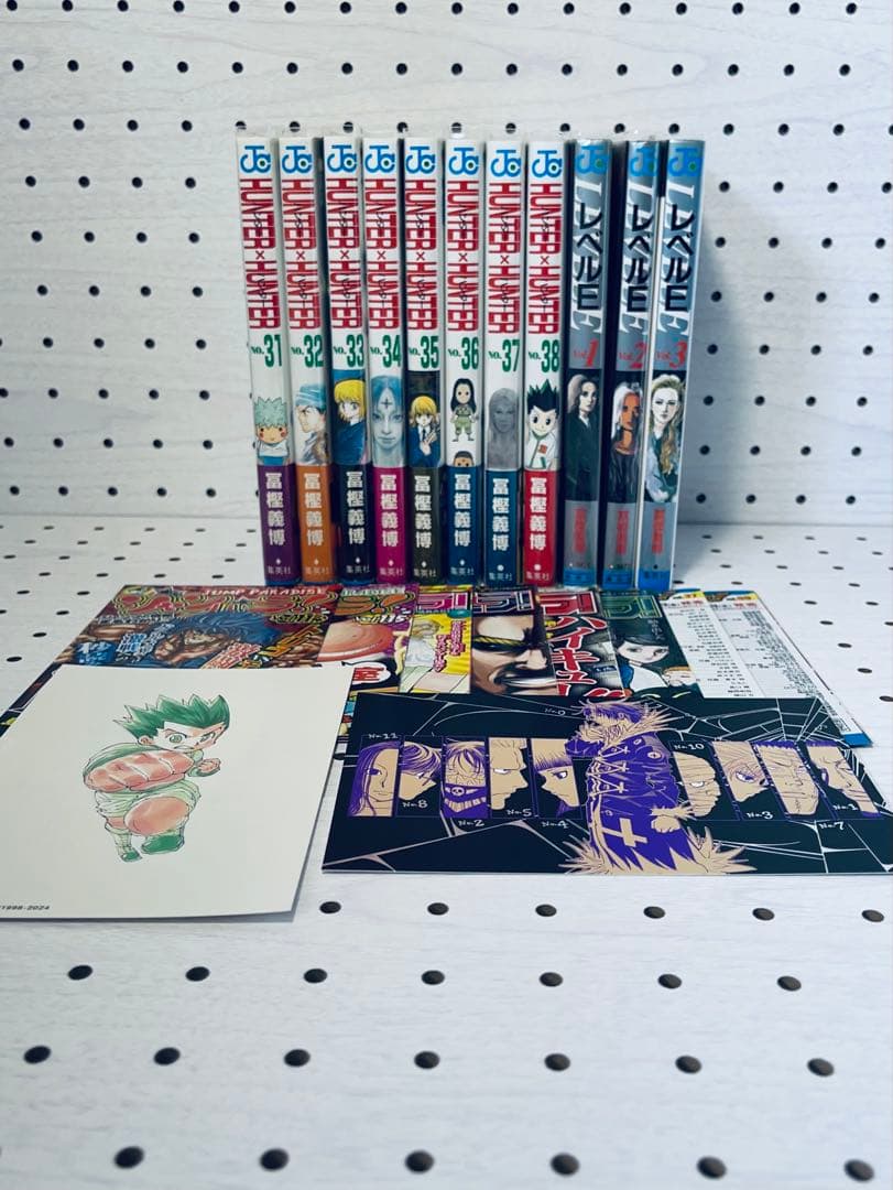 ハンターハンター 0~38巻 全巻初版・帯付き・チラシ付き+ レベル E
