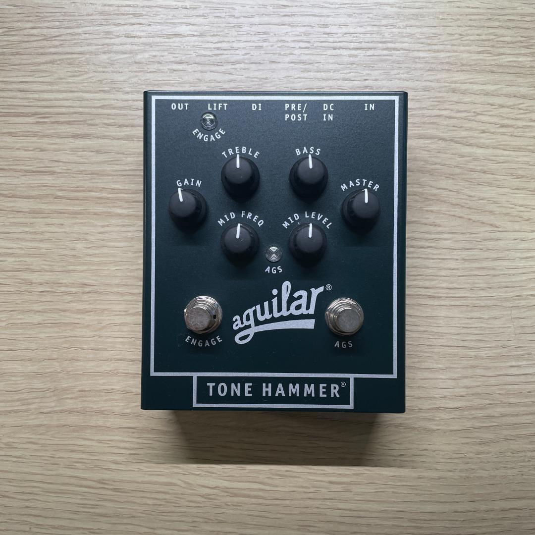 Aguilar Tone Hammer ベースプリアンプ （電源付き）