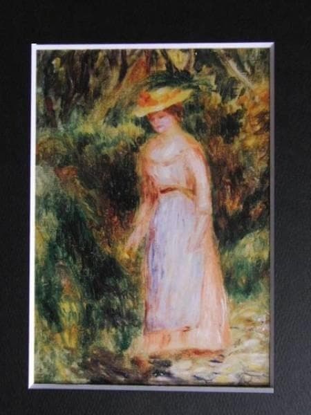 ルノワール、「JEUNE FEMME SE PROMENANT」