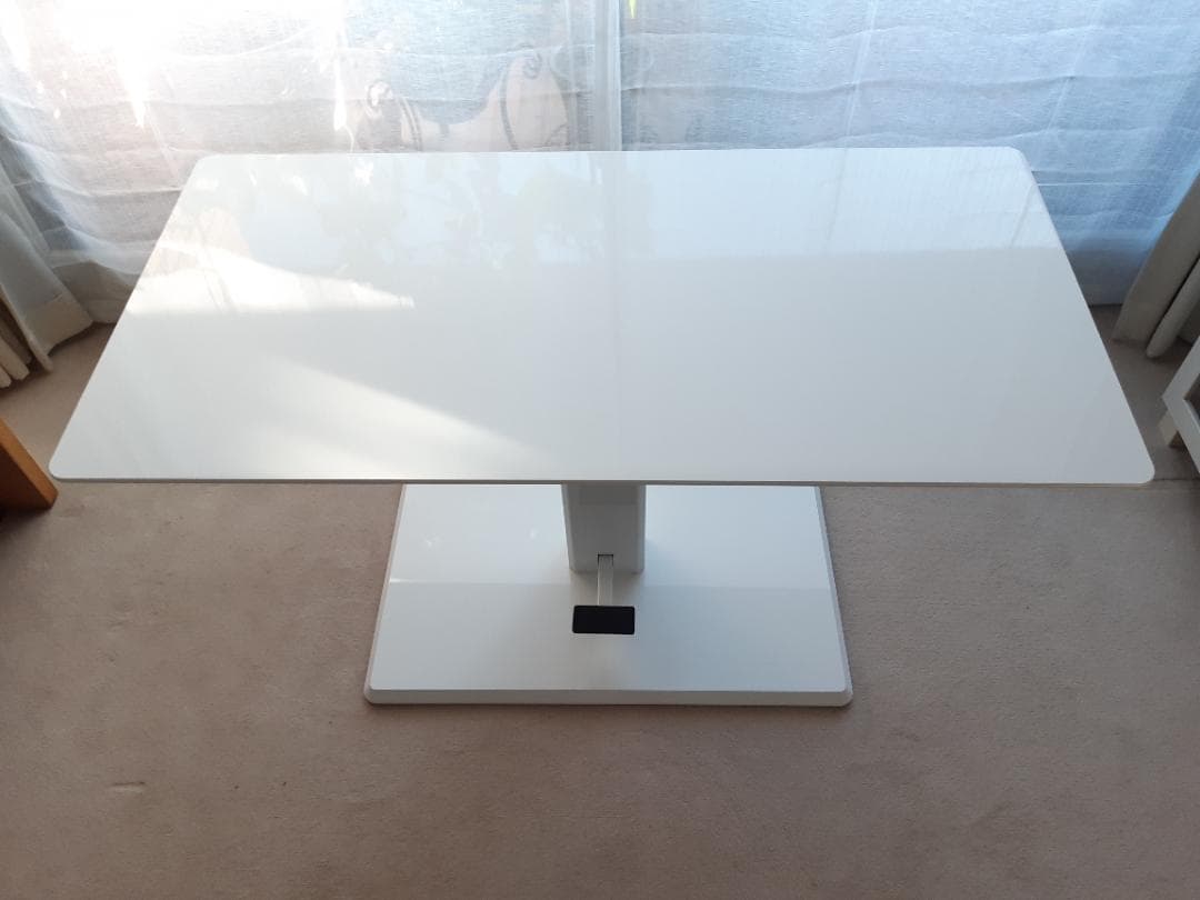 ディノス キャスター付き昇降式テーブル幅120