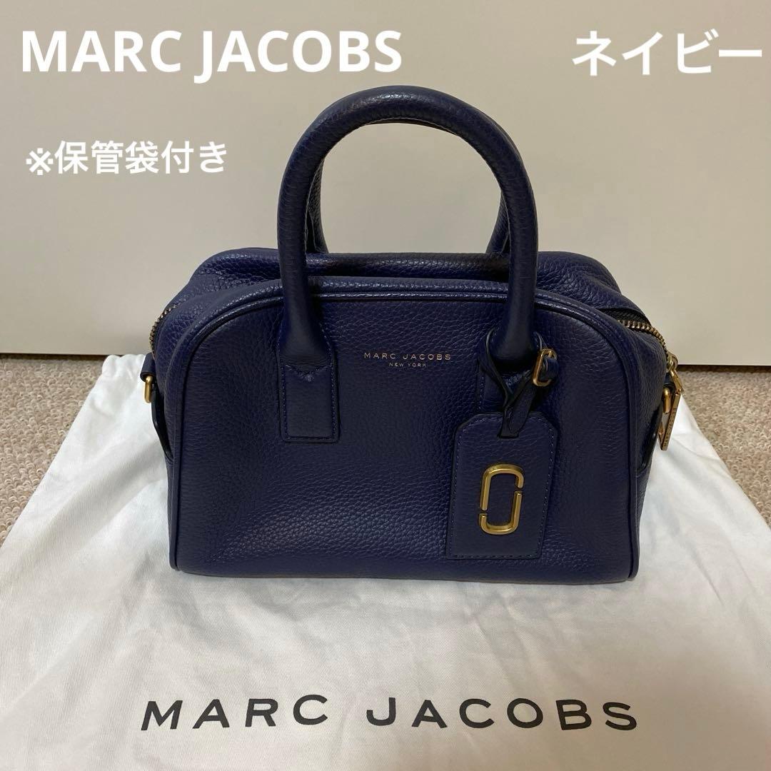 MARC JACOBS ショルダーバッグ ゴッサム レザー 2way ネイビー