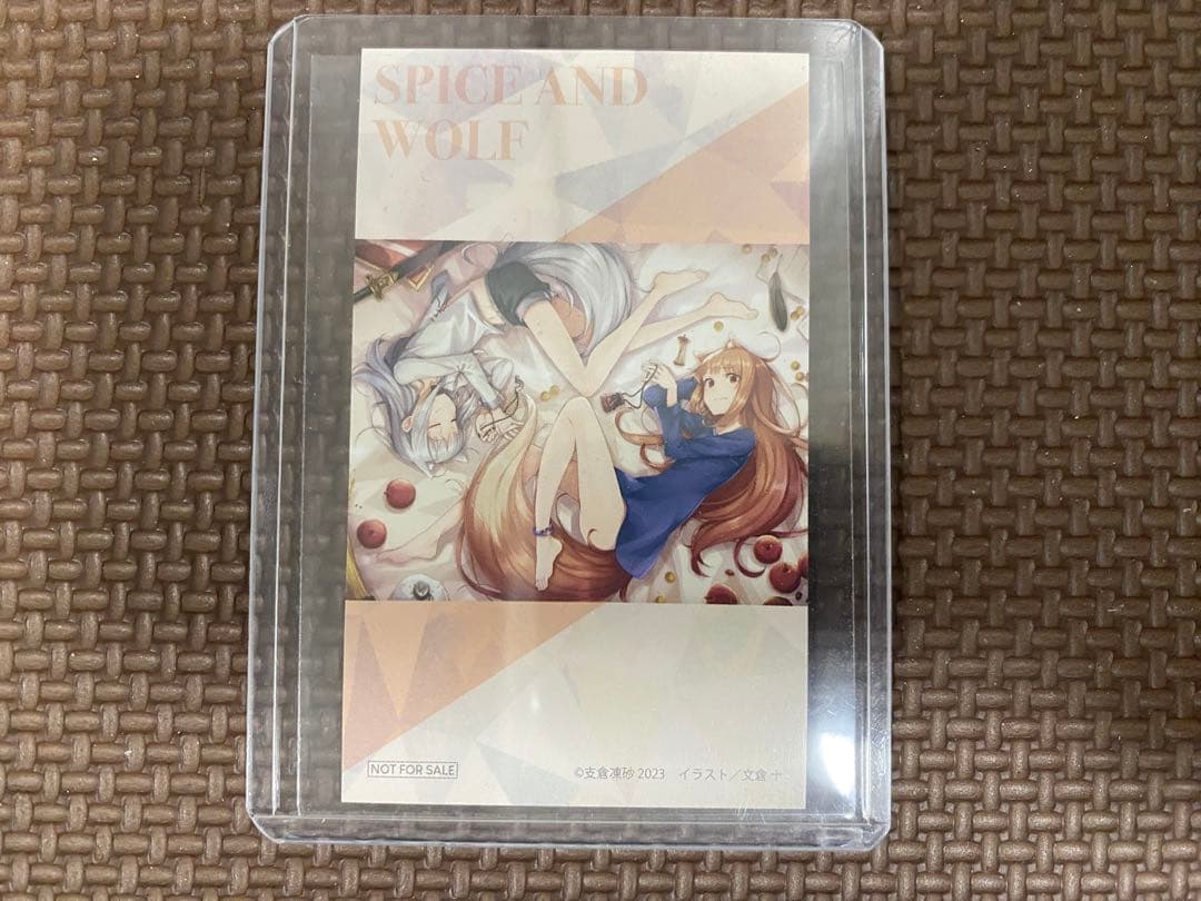 狼と香辛料 電撃文庫30周年記念 超電撃文庫展 ステッカー