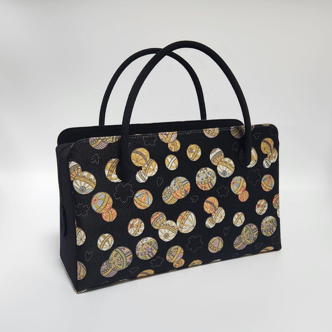 和装バッグ　利休バッグ　金蘭織物 入卒式　結婚式　商品番号:k-6