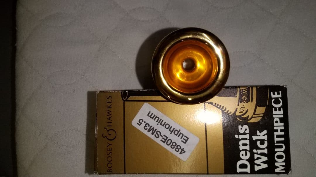 デニスウィックSM3.5 ユーフォニアム トロンボーン用 マウスピース（太管）