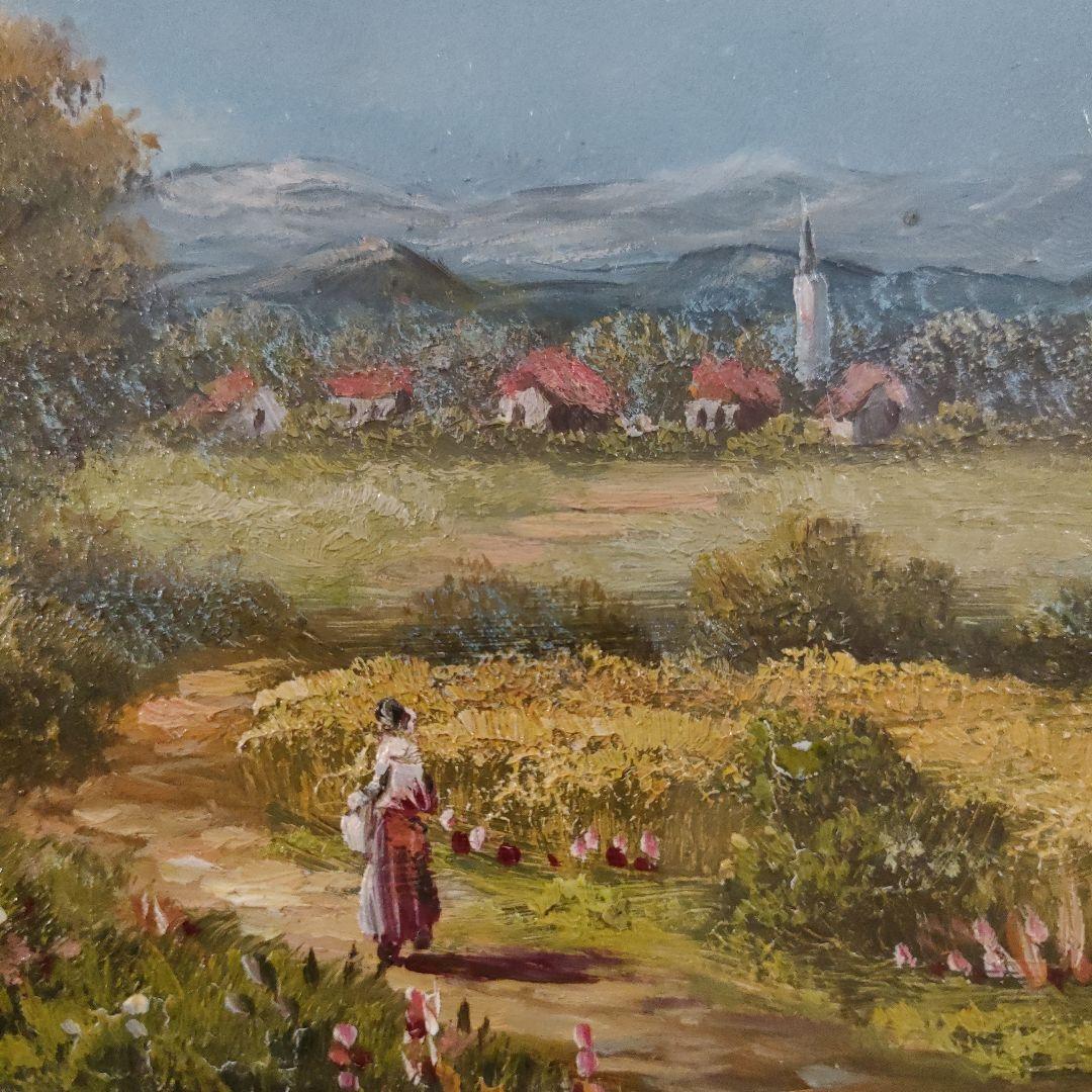 アンドレ・ボーシャン　油彩画『田園風景』