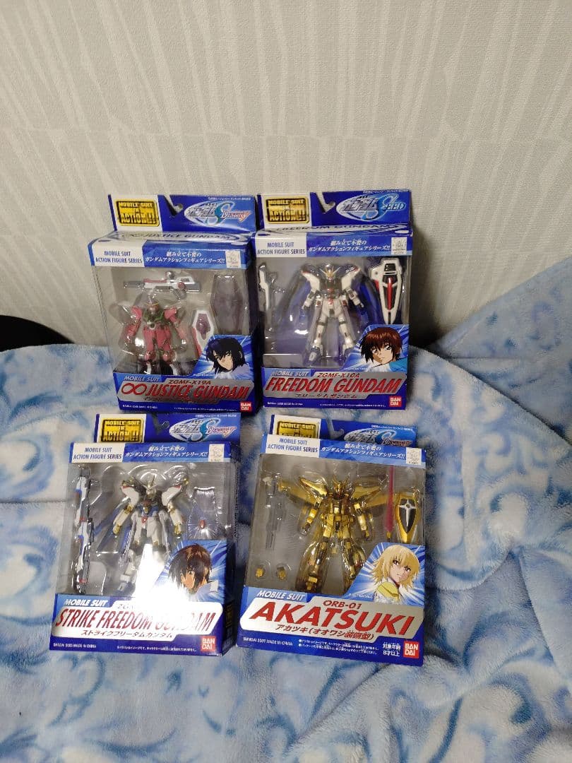 モビルスーツinアクション ガンダムseedシリーズ フィギュアセット 4体