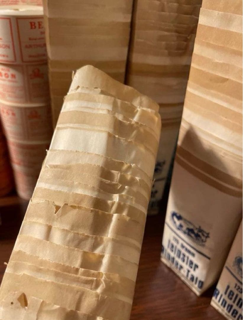 海外　マルシェ袋　ヴィンテージドイツの袋2種7枚✖️5