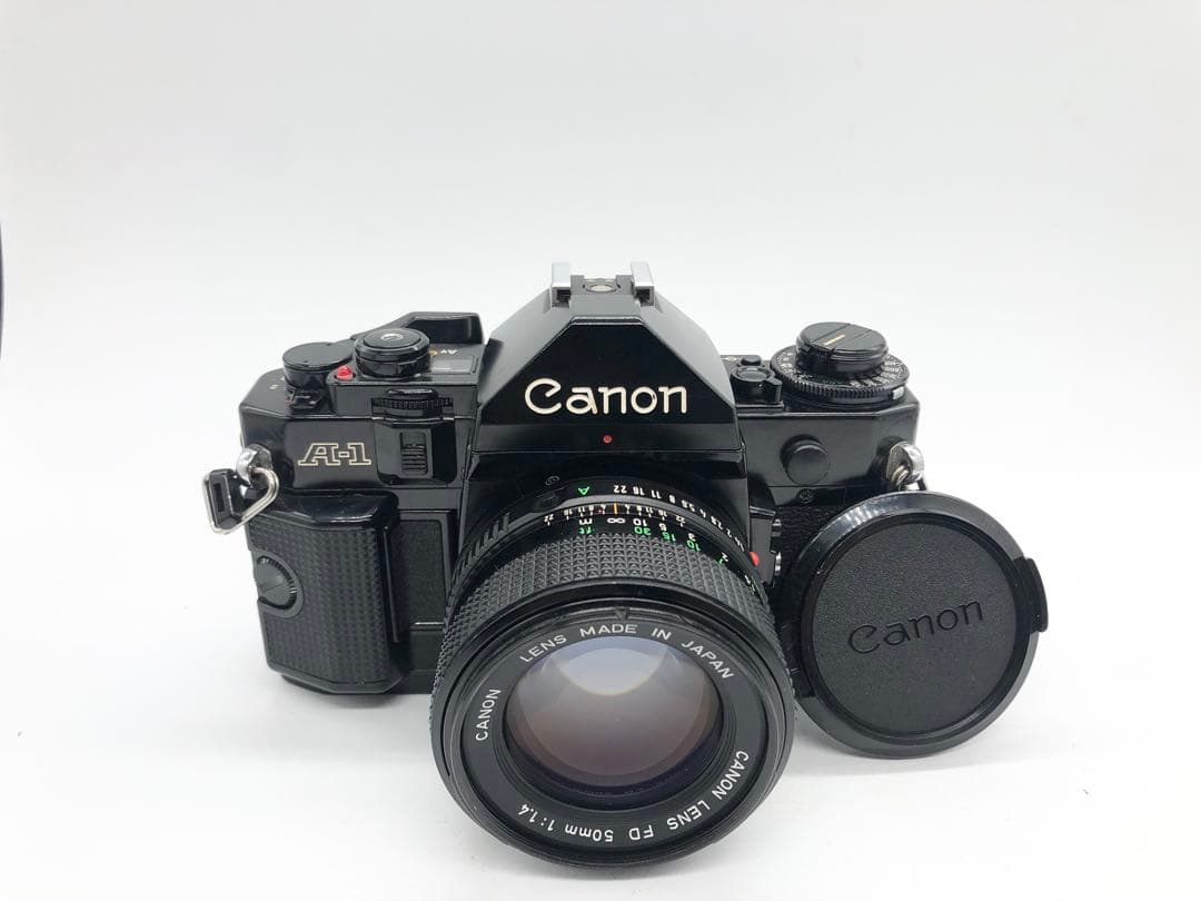 【完動品】Canon A-1 + NFD 50mm F1.4 動作確認済