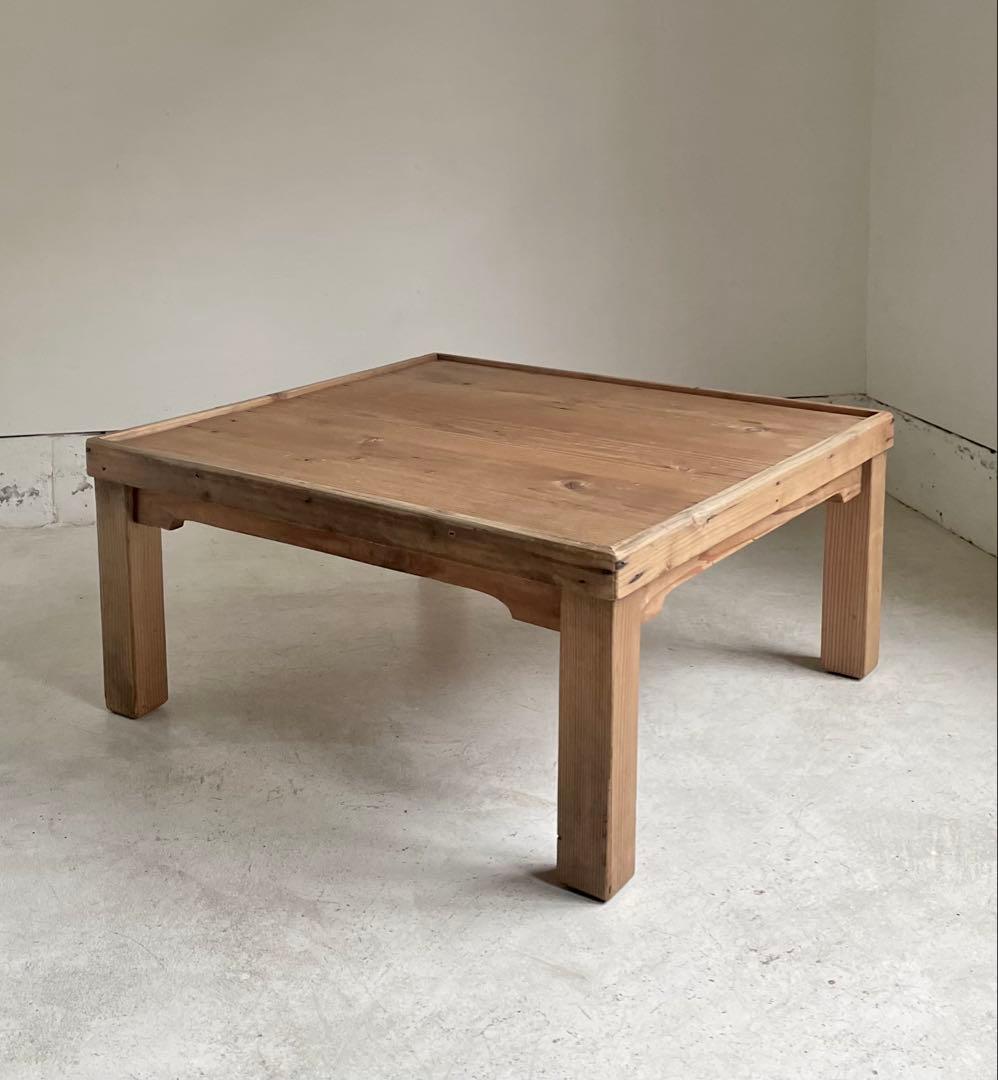 古いローテーブル　座卓　レトロ　飾り台　古道具　アンティーク　ちゃぶ台