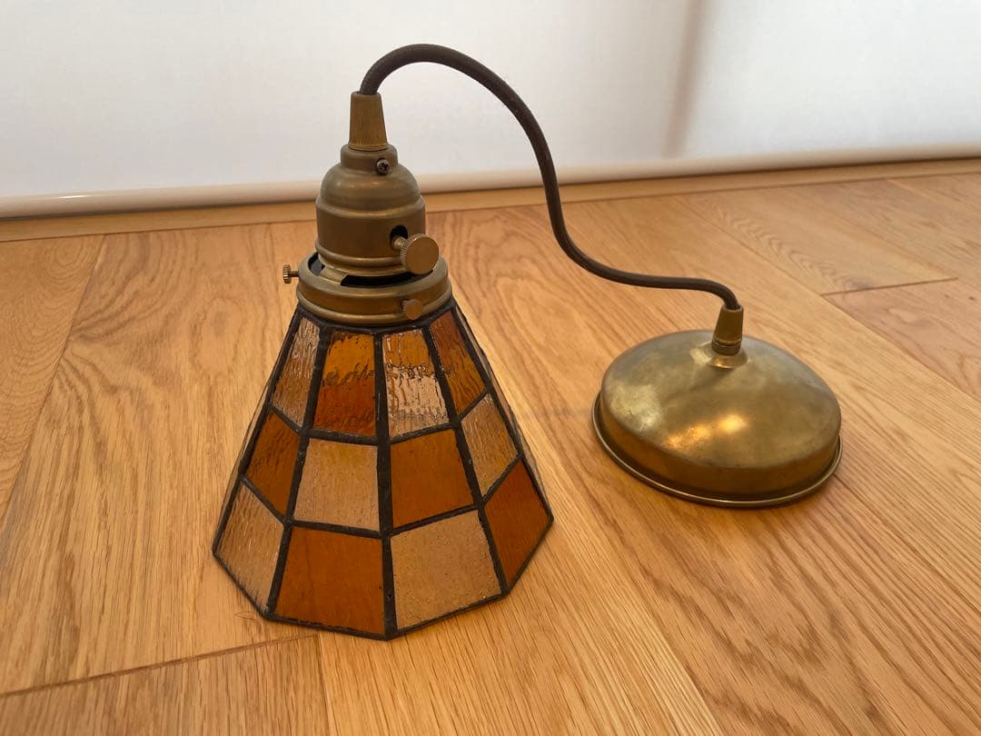 ART WORK STUDIO ステンドグラスペンダントチェッカー