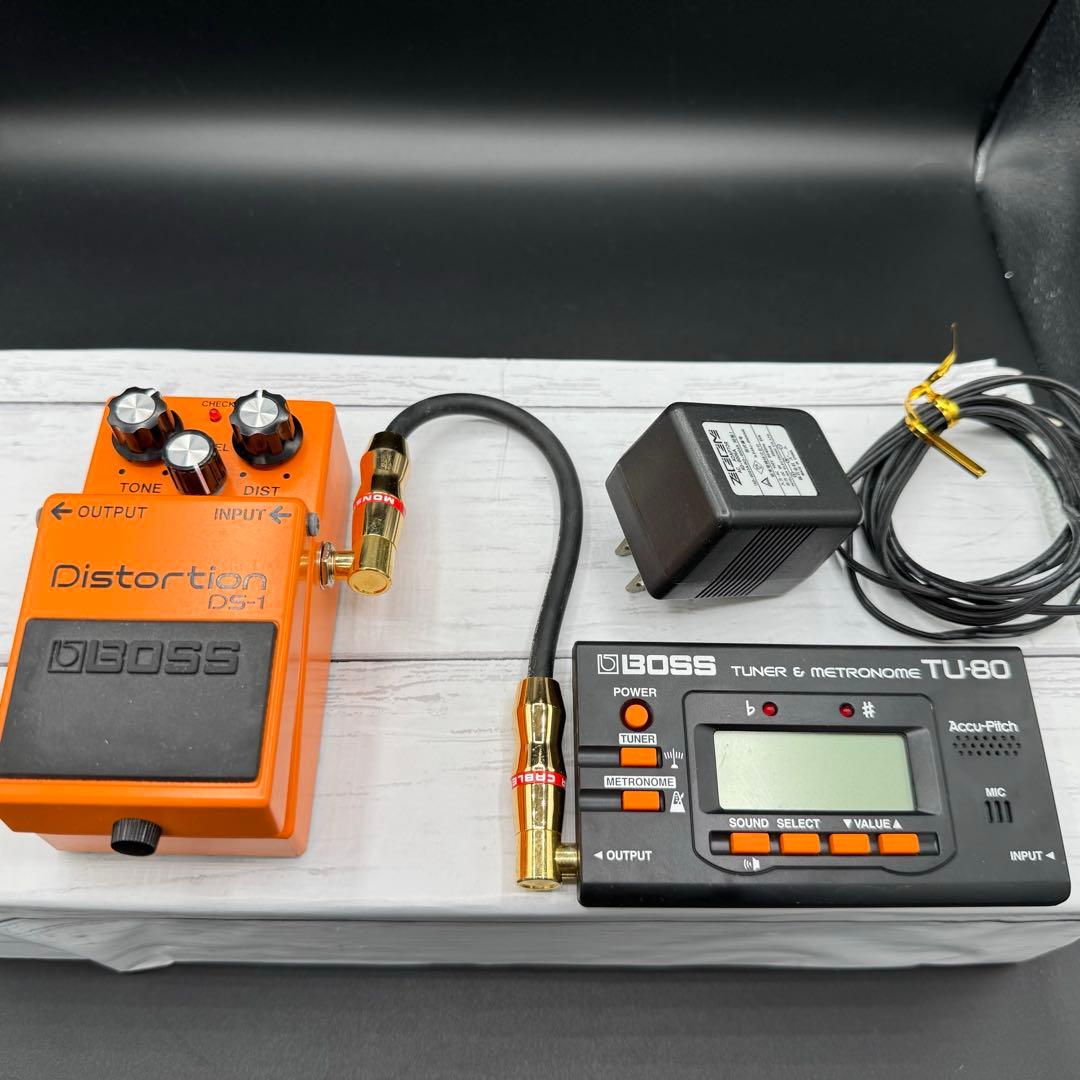 BOSS Distortion DS-1 ギターエフェクター　TU-80 セット